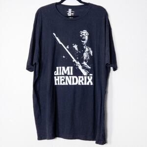 Bluescentric Jimi Hendrix Graphic T Shirt Black Size 3XL Rock Heritage